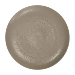 Degrenne Modulo Nature Terre d'Ombre 28 cm Bord Grijs Stoneware