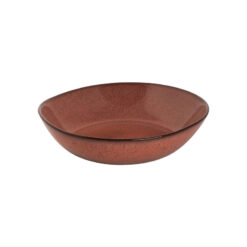 Palmer Rustique 21 cm Diep Bord Rood Stoneware