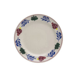 Boerenbont Bord 17,5 cm Wit Aardewerk