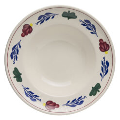 Boerenbont Pastabord 27 cm Wit Aardewerk
