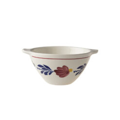 Boerenbont Soepkop 12,5 cm Met Oren 43 cl Wit Aardewerk
