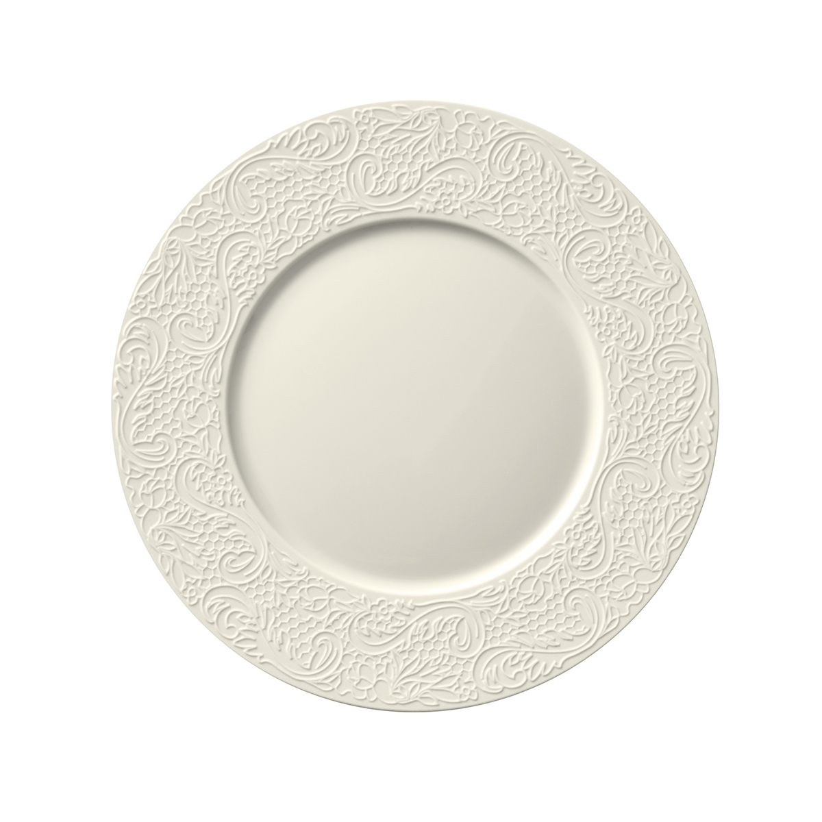 Degrenne L Couture Ivoor 24 cm Bord Porselein