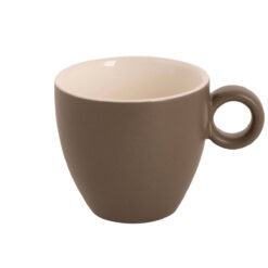 Maastricht Porselein Bart Colour Cafe 17 cl Koffiekop 928 Mat Bruin