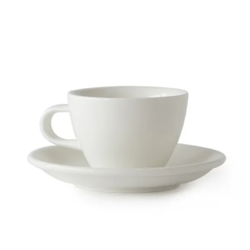 ACME Classic Small Flat White Kop en Schotel 15 cl Milk