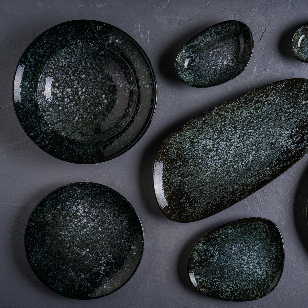 Bonna Cosmos Black Vago Bord 24 x 20 cm - Afbeelding 3