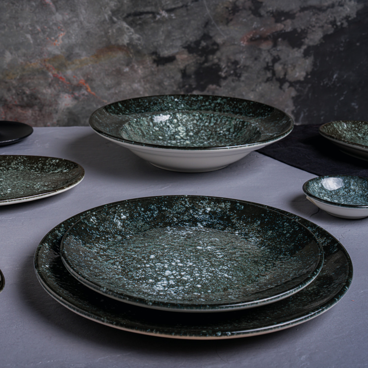 Bonna Cosmos Black Vago Bord 24 x 20 cm - Afbeelding 4