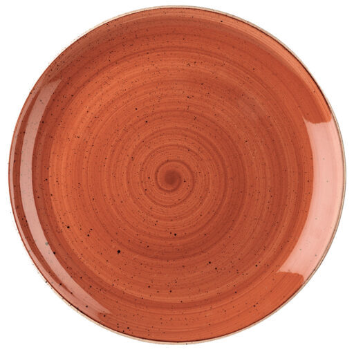 churchill-stonecast-Spiced-Orange-32-4-cm-coupebord-SSOSEV121