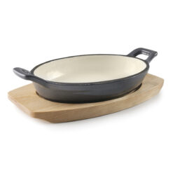 lacor-serveerpannetje-ovaal-magma-grijs-25842
