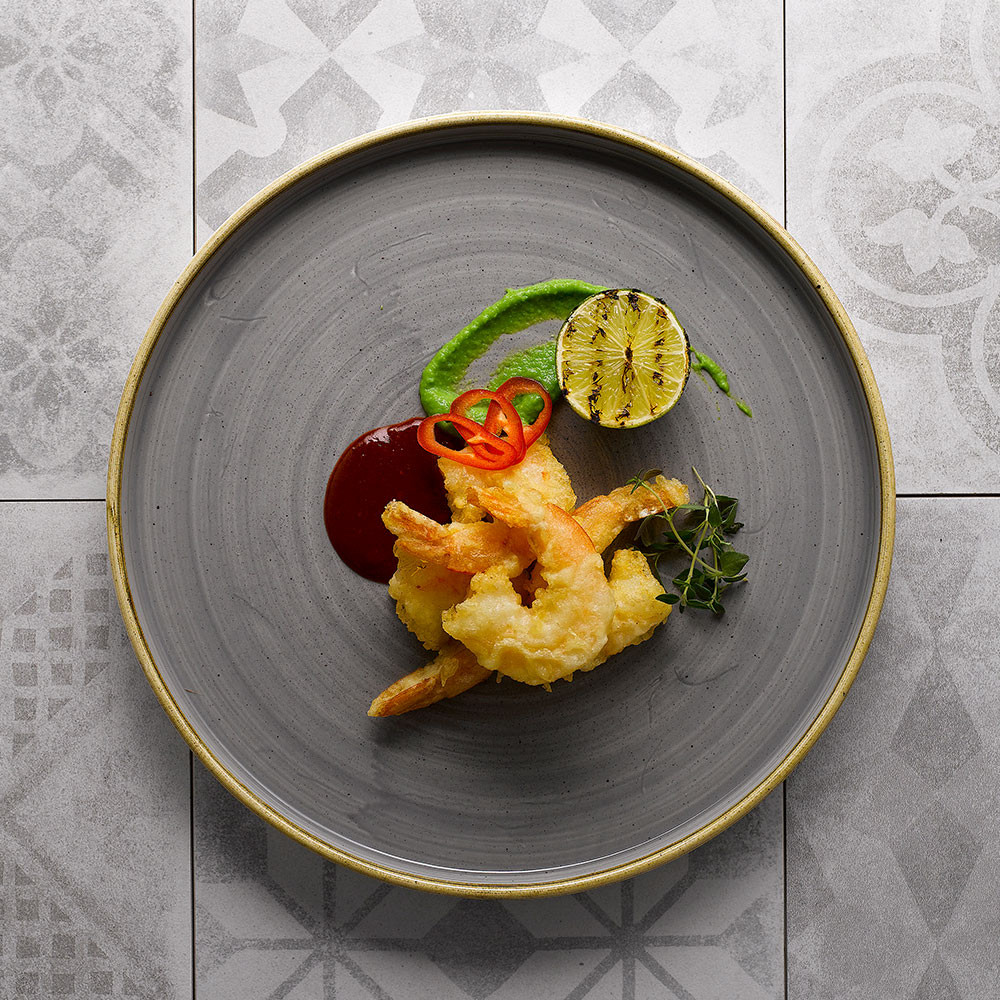 Churchill Stonecast Volvlak Bord 21 cm Peppercorn Grey - Afbeelding 3