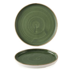 Churchill Stonecast Volvlak Bord 21 cm Sorrel Green