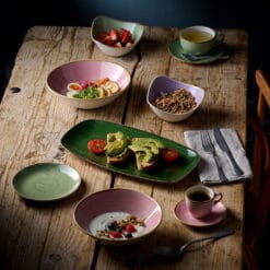 Churchill Stonecast Triangle Bowl 15,3 cm Sorrel Green - Afbeelding 2