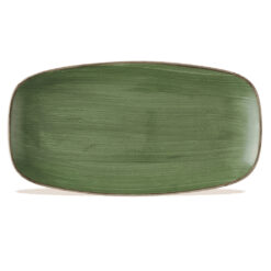 Churchill Stonecast Rechthoekig Bord 35,5 x 18,9  cm Sorrel Green