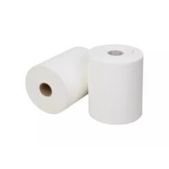 Anegen Handdoekrol Mini Matic Cellulose Wit 2-laags 165 meter 6 Rol